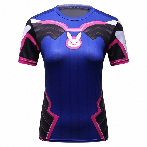 LADIES COMPRESSION SHIRT SHORT SLEEVE